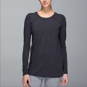 LULULEMON - Find Your Zen pocket Longsleeve Grey 6